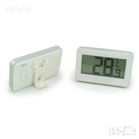 Дигитален термометър за хладилник и фризер – голям LCD дисплей, -20°C/+60°C, IPX3, магнит 10134, снимка 14 - Резервни части за телефони - 54658765