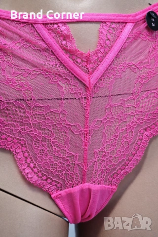 Дамско дантелено долнище Hunkemöller XL в ярко розов цвят, снимка 3 - Бельо - 54519148