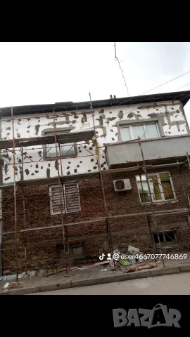 топлоизолация от скеле със собствено скеле, снимка 13 - Изолации - 55579331