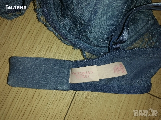 Син сутиен Victoria's secret 75D, снимка 3 - Бельо - 55693323