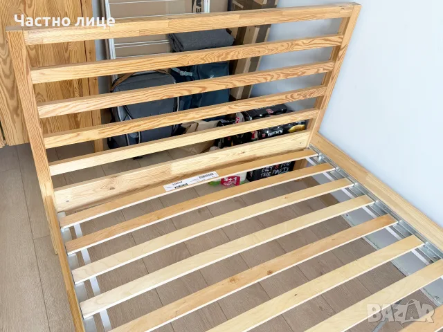 Легло IKEA TARVA с матрак 120х200 и подматрачна рамка, снимка 3 - Спални и легла - 55594850