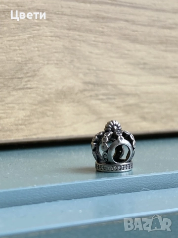 Сребърни талисмани Пандора / Pandora, коронка и лапичка , снимка 3 - Други - 55416050