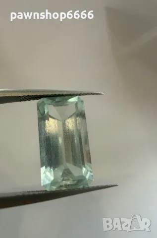 Естествен аквамарин 5.65 ct – Emerald Cut – естествен скъпоценен камък, снимка 5 - Други - 55394422