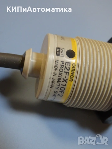 индуктивен датчик Omron E2F-X10F2 Proximity Switch 12-24VDC, снимка 4 - Резервни части за машини - 54525471