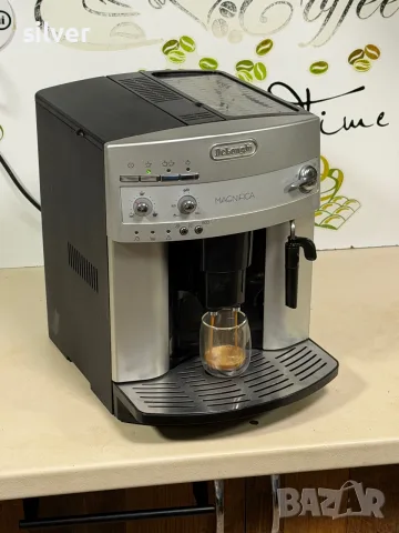 Кафемашина кафе автомат delonghi magnifica с гаранция, снимка 4 - Кафемашини - 55325194