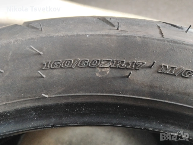 160/60ZR17 Dunlop, снимка 4 - Гуми и джанти - 54238684