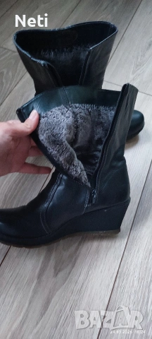 Дамски боти от естествена кожа , снимка 5 - Дамски ботуши - 53964483