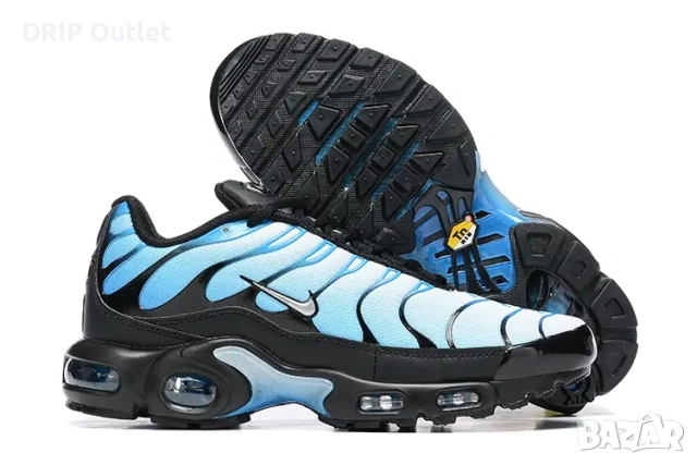 !НОВИ! Nike Air Max Plus 'TN' | Black/Blue Gradient | + КУТИЯ, снимка 2 - Маратонки - 55283163