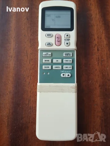 Оригинално дистанционно за климатик Midea R11HG/E (за Midea, Osaka, Carrier и др.), снимка 2 - Климатици - 55694109