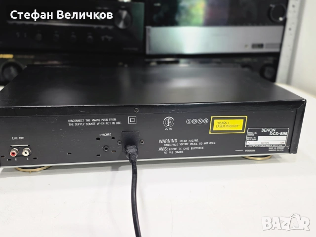    🔥 БЕЗУПРЕЧЕН ЗВУК! CD Плеър Denon DCD-595 Burr-Brown DAC 🇯🇵💿, снимка 7 - Ресийвъри, усилватели, смесителни пултове - 55021162
