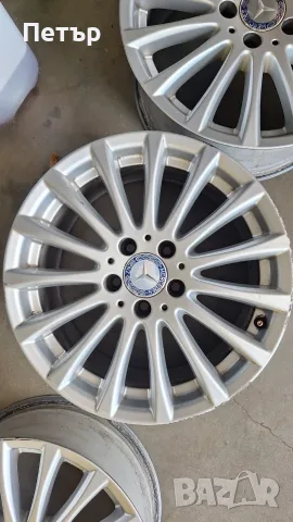 ОРИГИНАЛНИ АЛУМИНИЕВИ ДЖАНТИ  МЕРЦЕДЕС- W204 W205-5x112x66.5-17цола, снимка 2 - Гуми и джанти - 55433139