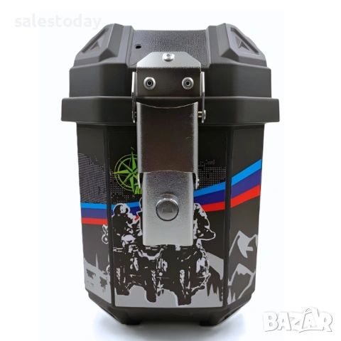 Странични куфари за мотор, твърди с подлплата, 2бр*45 литра, снимка 4 - Аксесоари и консумативи - 54063195