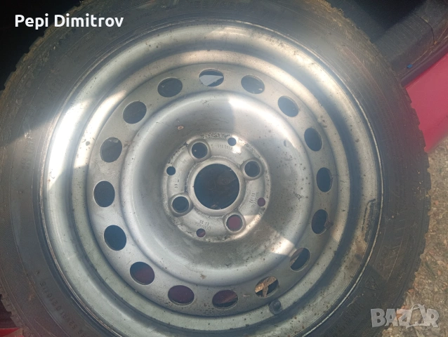 14" стоманена джанта Michelin 60452 6K9.601.027.A/B 5 5J H2A ET35 PCD 4x100 L3135, снимка 2 - Части - 55074584