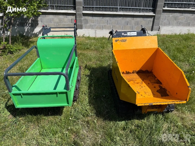  Верижни мини дъмпери – LUMAG и ZIPPER, готови за работа