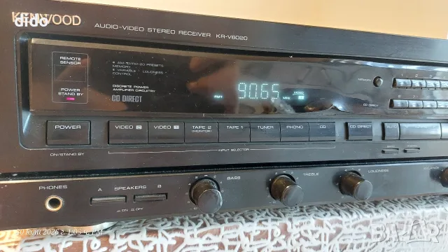 KENWOOD KR-V6020. 60€, снимка 2 - Ресийвъри, усилватели, смесителни пултове - 55348364