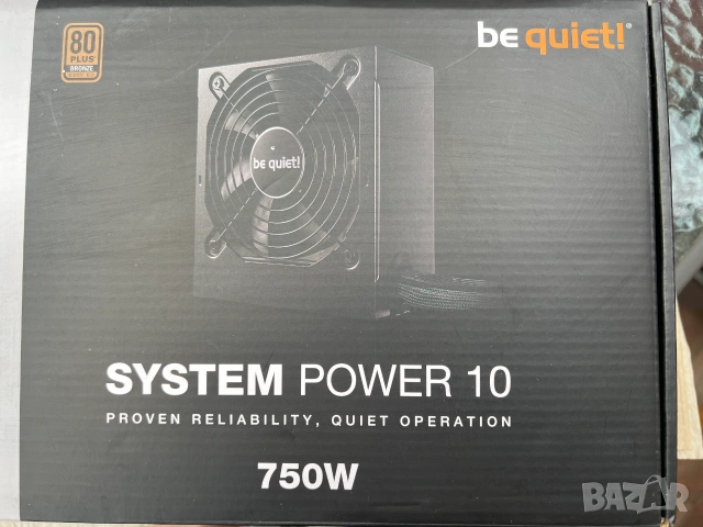 Захранване 750W be quiet! System Power 10 Bronze 80+, снимка 3 - Захранвания и кутии - 55157268