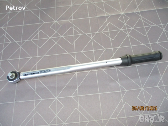 GEDORE RAHSOL - TORCOFIX-K-No.4550-30 - MADE IN GERMANY - Нов Внос 1/2" Динамометричен Ключ 60-300Nm, снимка 4 - Гедорета - 54796236