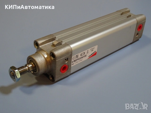 Пневматичен цилиндър Camozzi 61M2P032A0100 pneumatic cylinder 10bar, снимка 4 - Резервни части за машини - 54525663
