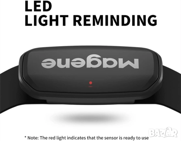 пулсомер Magene H303 Heart Rate Monitor ANT Plus Bluetooth, снимка 12 - Смарт гривни - 54693386