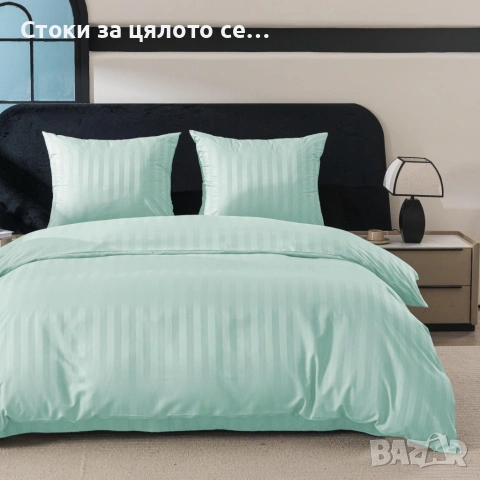 Комплект спално бельо плик 160x200 см с 2 калъфки 70x80 см, микрофибър/памук, снимка 8 - Спално бельо - 55173402