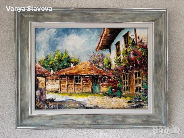 “Китна Жеравна” - маслена картина, с рамка