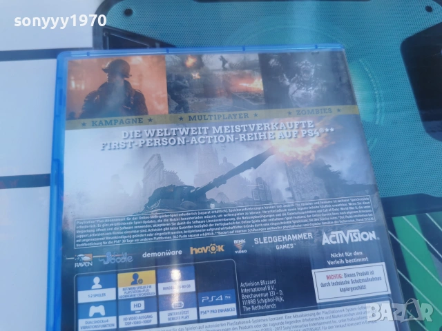 SONY PS4 CALL OF DUTY GAME 0407262048, снимка 11 - Игри за PlayStation - 55157128