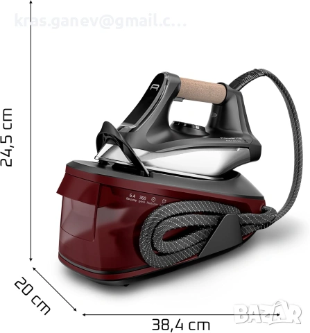 Ютия Rowenta Force Pro 350 с парогенератор, снимка 2 - Ютии - 54974939