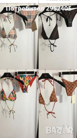 Дамски бански Gucci Valentino Burberry Fendi 