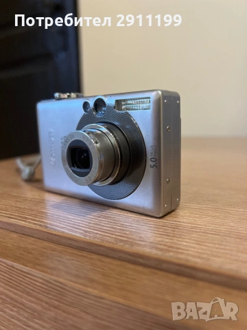 Фотоапарат Canon 5 Mp, Japan с подаръци, снимка 2 - Фотоапарати - 54294102