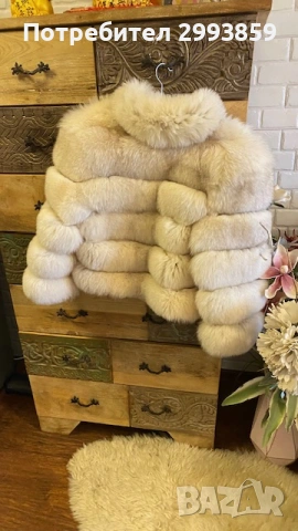Палто лисица*100% естествена кожа, снимка 5 - Палта, манта - 54790725