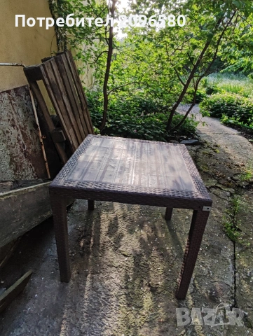 Градинска маса от Ратан, снимка 7 - Градински мебели, декорация  - 54620046