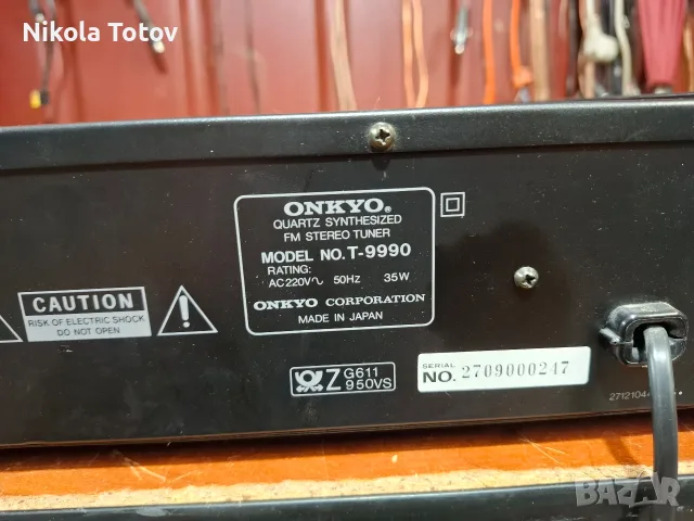 Продава се тунер Onkyo T-9990. , снимка 6 - Ресийвъри, усилватели, смесителни пултове - 55399057