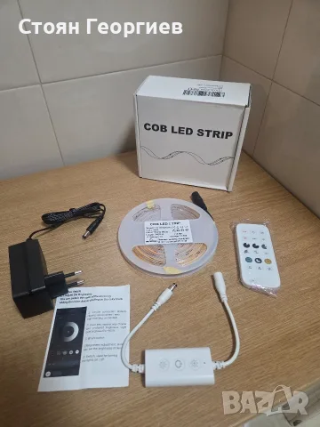Чисто нова COB LED лента, 5 метра, снимка 2 - Лед осветление - 55598333