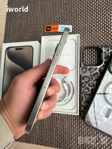 256gb❗️ iPhone 15 PRO MAX Лизинг от 15€/мес - Natural Titanium, снимка 5 - Apple iPhone - 55011536