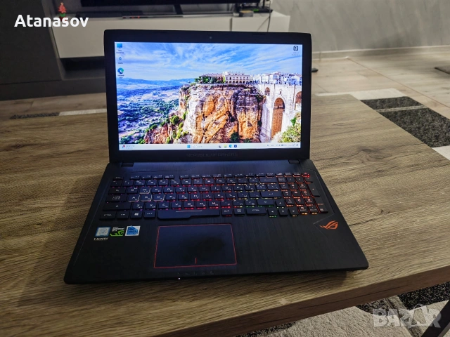 Asus Rog Strix GL553/ i7 / 16gb ddr4/ SSD/Hdd 512/1tb. GTX 1050ti., снимка 9 - Лаптопи за игри - 54683506