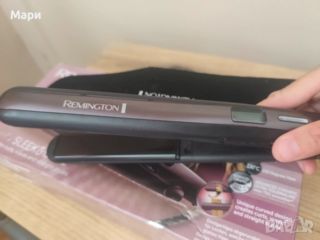 Преса за коса Remington Sleek curl , снимка 3 - Преси за коса - 55085997