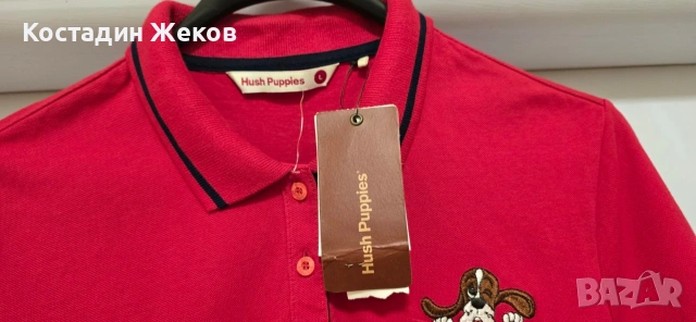 28€. Нова със етикет. Дамска поло тениска с яка Hush Puppies, снимка 5 - Тениски - 54895633