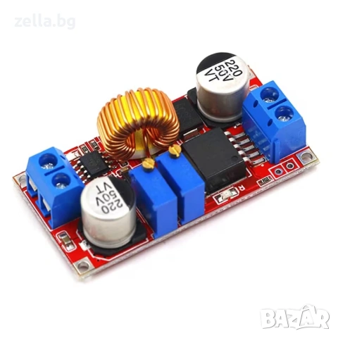 DC-DC Step-Down конвертор XL4015 5A с регулиране на напрежение и ток (CC/CV) 10394