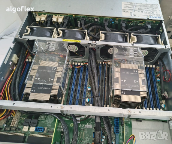 Сървър Supermicro 6029U 12LFF 2U X11DPU 2*Gold 5218R 64GB 9300-8i, снимка 5 - Работни компютри - 55182443