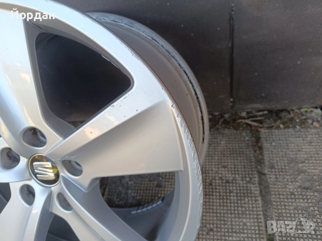 ОРИГИНАЛНИ джанти 17 ' цола 5x112 57,1 Seat / СЕАТ VW AUDI Skoda 7,5J ET51, снимка 17 - Гуми и джанти - 54844868