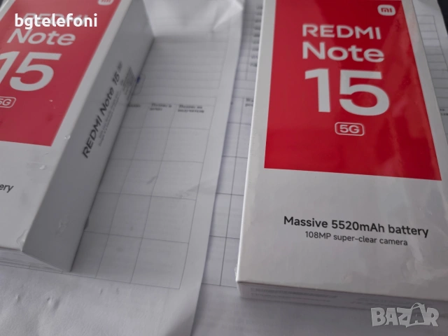 Xiaomi Redmi Note 15 5G 8/256 ,запечатани,2 години гаранция от А1, снимка 9 - Xiaomi - 54683100