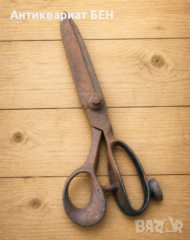 СТАРИ КРОЯЧНИ НОЖИЦИ – СВИДЕТЕЛИ НА ЗАНАЯТ ✂️, снимка 5 - Колекции - 54383984