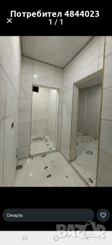Лепене на плочки - 20€ на м² , снимка 4 - Ремонти на баня - 54738841