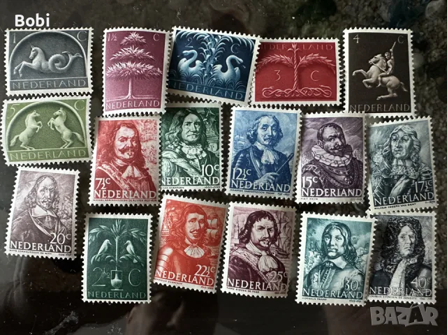 Сет пощенски марки Нидерландия 1943-1944г