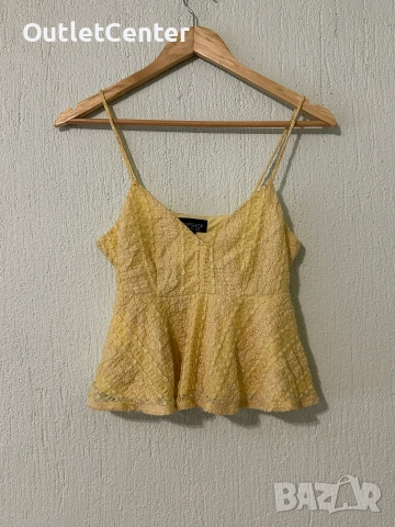 Дантелен топ Topshop, снимка 2 - Корсети, бюстиета, топове - 55249128