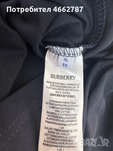 Burberry-Автентична чисто нова мъжка тениска Л размер, снимка 7 - Тениски - 54432553