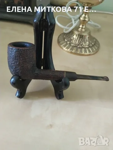 Швейцарска лула от бриар маркирана
