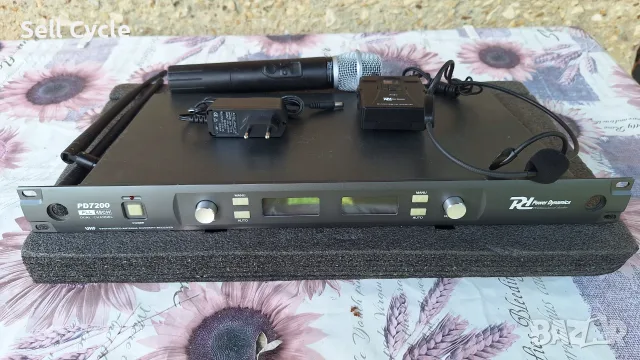 ✅БЕЗЖИЧЕН МИКРОФОНЕН ПРИЕМНИК Power Dynamics PD7200❗