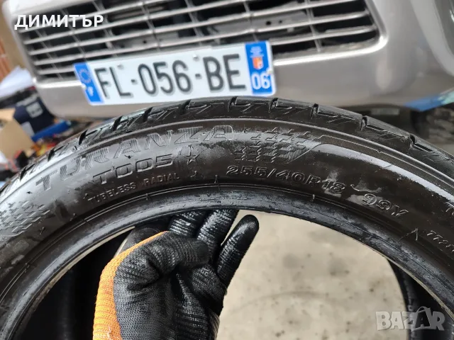 2бр.летни гуми BRIDGESTONE 255 40 18 DOT22-23 цена за брой, снимка 5 - Гуми и джанти - 55697590