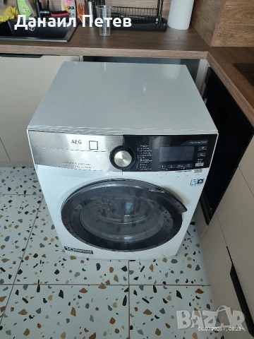 Пералня + сушилня термопомпа AEG L9WBC61B, снимка 2 - Перални - 55168601